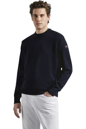 Paul &amp; Shark Donkerblauwe trui knopen
