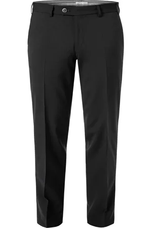 Hiltl Wollen pantalon Piacenza normale fit effen stretch, wol