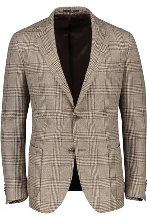 Dressler Colbert Sendrik geruit slim fit
