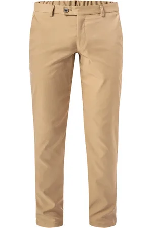 Hiltl Katoenen broek Trento effen elastische band