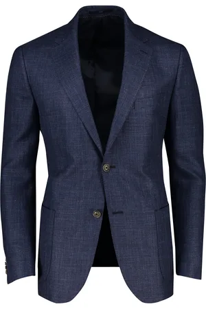 Dressler Colbert effen wol slim fit Shaped Fit