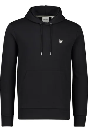 Lyle &amp; scott Hoodie effen katoen slim fit