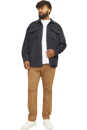 Jack&amp;jones Overshirt dubbele borstzak polyester