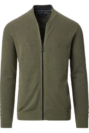 Casa Moda Vest gemeleerd ronde hals