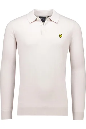 Lyle &amp; scott Poloshirts lange mouw effen slim fit