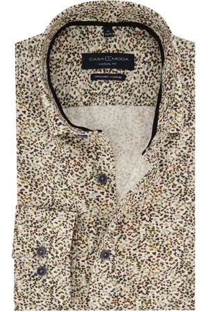 Casa Moda Overhemd Casual Fit geprint