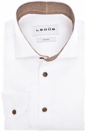 Ledub Spierwit Modern Fit New overhemd mouwlengte 7