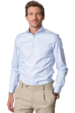 john miller Overhemd geruit wide spread boord
