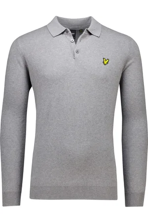 Lyle &amp; scott Polo lange mouw effen slim fit