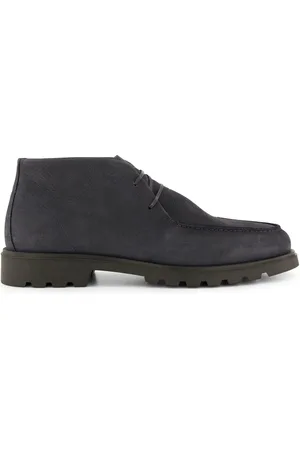 Giorgio Schoenen navy met donkere zool effen leer