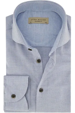 john miller Business overhemd Tailored Fit geruit