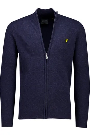 Lyle &amp; scott Gebreid vest lamswol