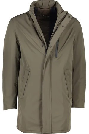 Bugatti Regenjas winter effen rits + knoop normale fit