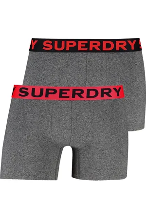 Superdry Boxershort effen katoen 2-pack slim fit