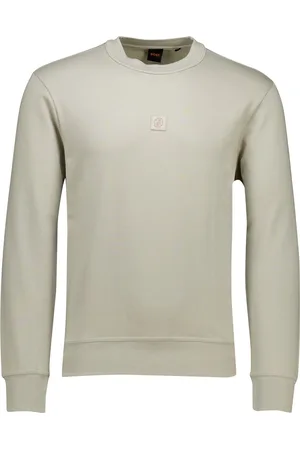 HUGO BOSS BOSS Sweaters creme effen We Cotton