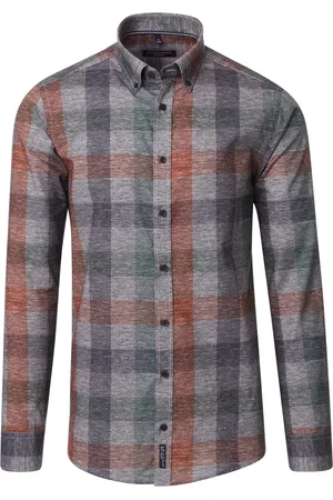 Casa Moda Overhemd geruit button-down boord