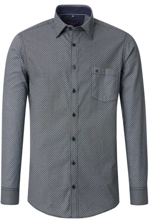 Casa Moda Casual overhemd mouwlengte 7 geprint