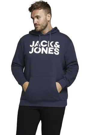 Jack&amp;jones Sweaters navy met capuchon