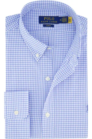 Ralph Lauren Overhemd wit geruit slim fit