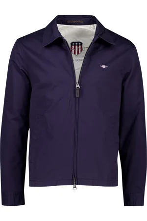 GANT Windjack effen katoen normale fit
