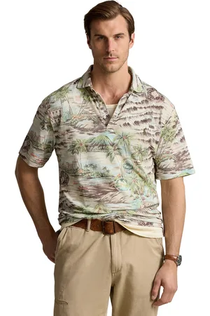 Ralph Lauren Polo geprint katoen Big&Tall