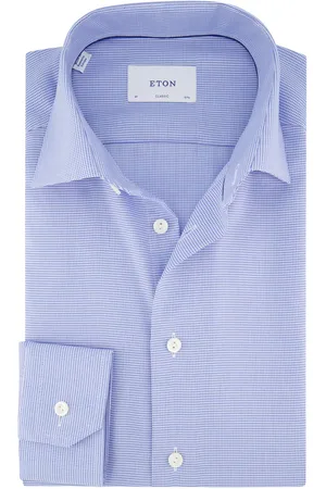 Eton Overhemd Classic Fit wide spread boord