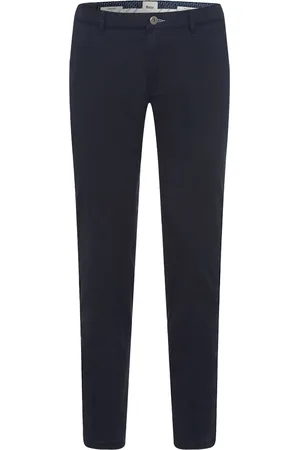 Brax Pantalon effen katoen