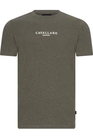 Cavallaro Napoli Gemeleerd slim fit katoen