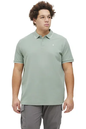 Jack&amp;jones Polo lichtgroen effen Play korte mouw