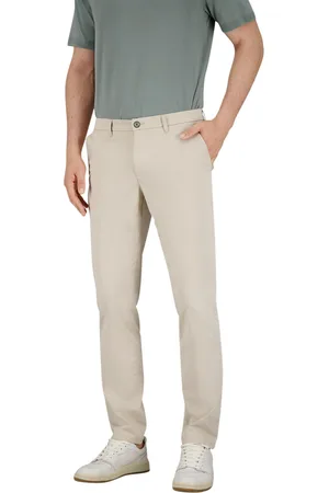 Atelier Gardeur Pantalon effen katoen
