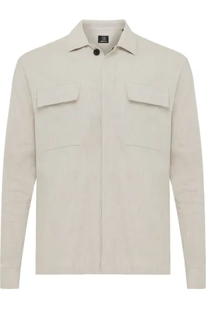 Genti Overshirt gemeleerd normale fit