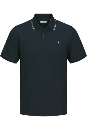 Jack&amp;jones Polo donkergroen 2 knoops