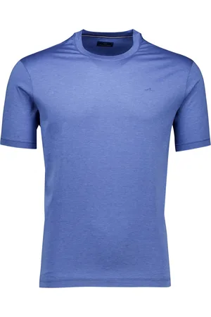 Paul &amp; Shark T-shirt middenblauw gemeleerd Silver Collection