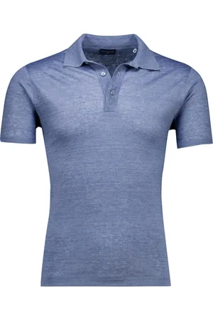 Paul &amp; Shark Polo Linen Polo 3 knoops