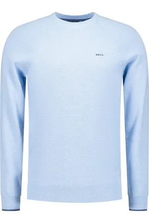 New Zealand Trui ronde hals Alph blauw