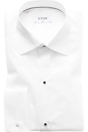 Eton Overhemd satijnstreep Slim Fit