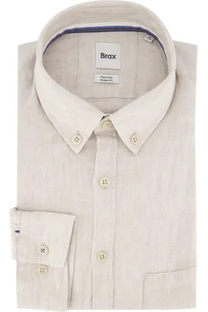 Brax Overhemd Pure Linen Modern Fit