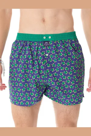 McAlson Boxershort navy groen multicolor