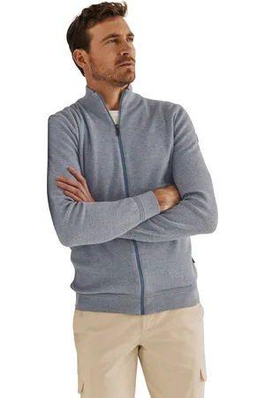 State of art Vest gemeleerd katoen wijde fit