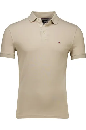 Tommy Hilfiger Polo effen slim fit katoen
