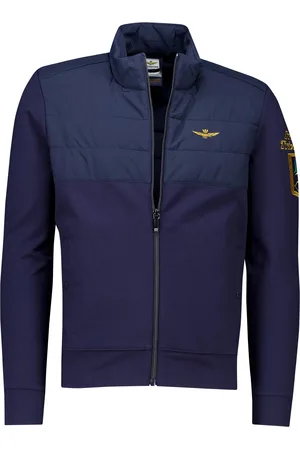 Aeronautica Militare Outdoorvest effen slim fit