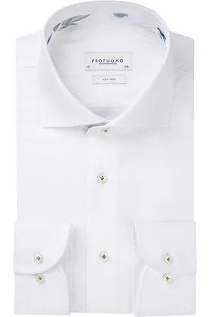 Profuomo Business overhemd strijkvrij wide spread