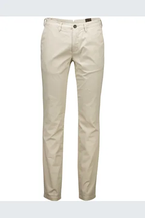 Atelier Gardeur Pantalon Chino Subway katoen effen slim fit