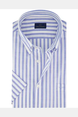 Paul &amp; Shark Overhemd wit korte mouw button-down