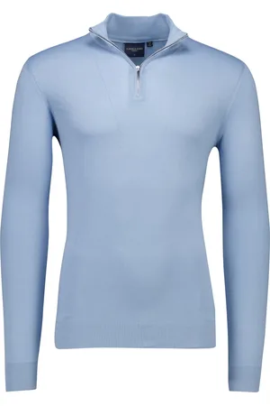 Cavallaro Napoli Orio half zip pullover effen