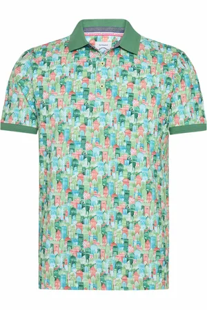 A fish named fred Poloshirt korte mouw geprint