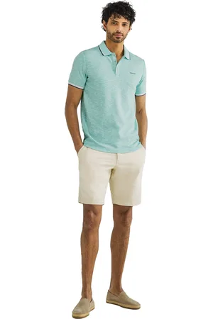 State of art Poloshirt pique 3 knoops wijde fit katoen