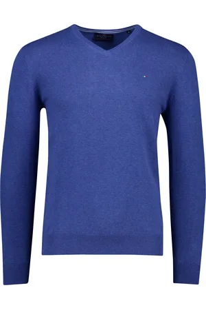 Portofino Effen v-hals normale fit katoen