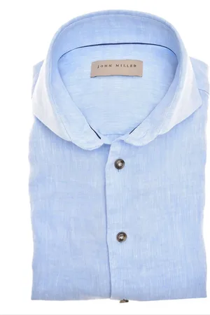 john miller Tailored Fit business overhemd linnen