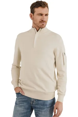 State of art Half zip trui zak op mouw